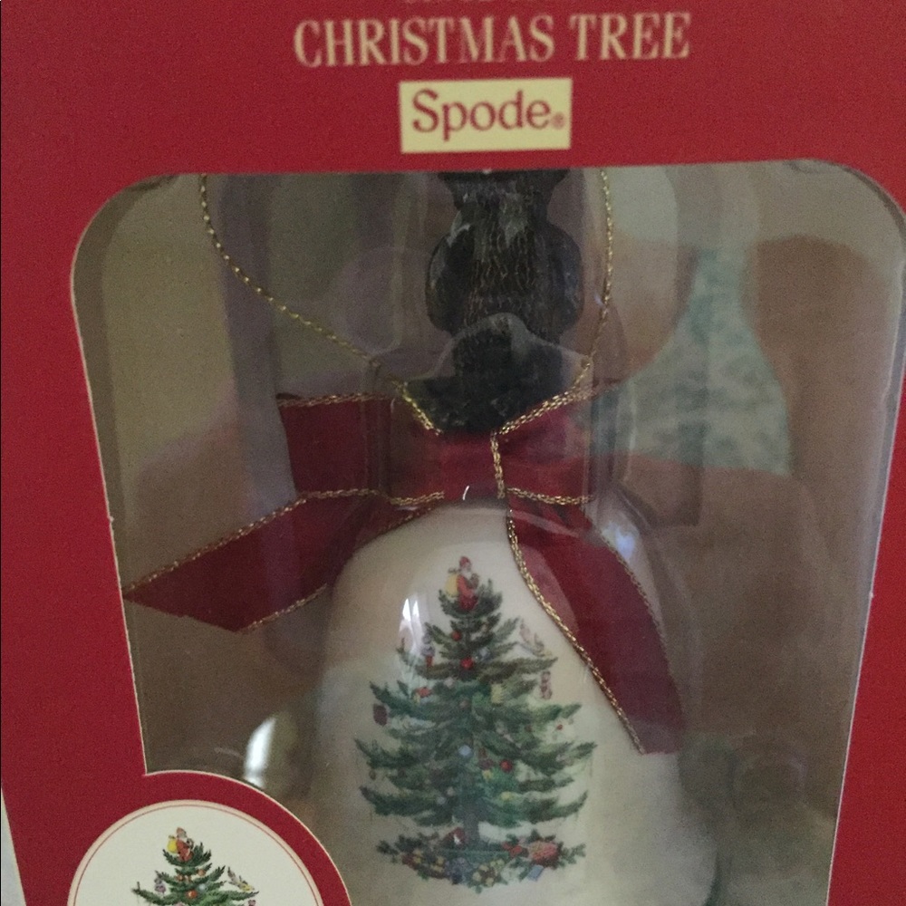 Spode Holiday Bell Ornament..NWT